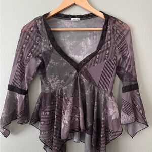 Whimsy Goth Kimchi Blue Top